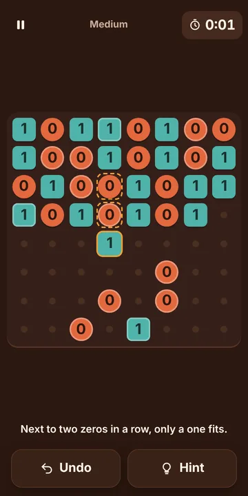 Binary screenshot