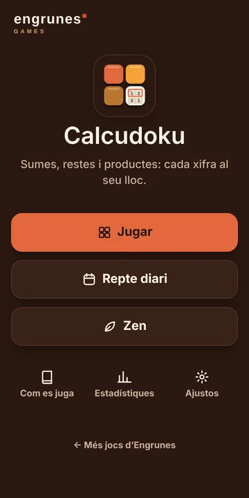 Captura del Calcudoku