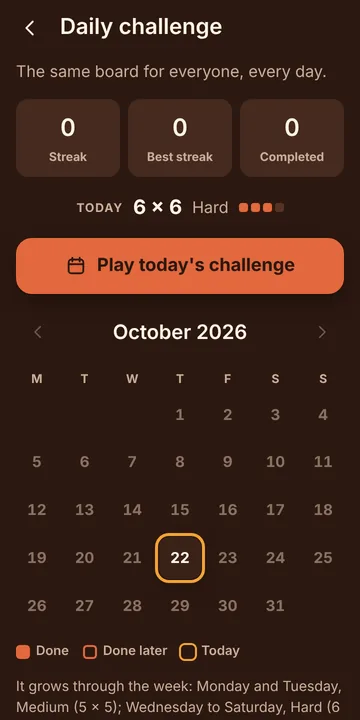 Calcudoku screenshot
