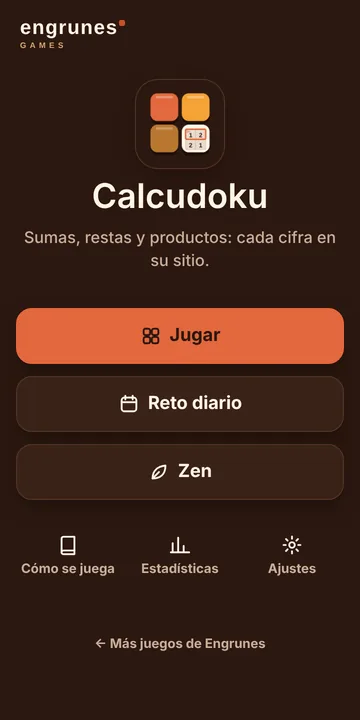 Captura del Calcudoku