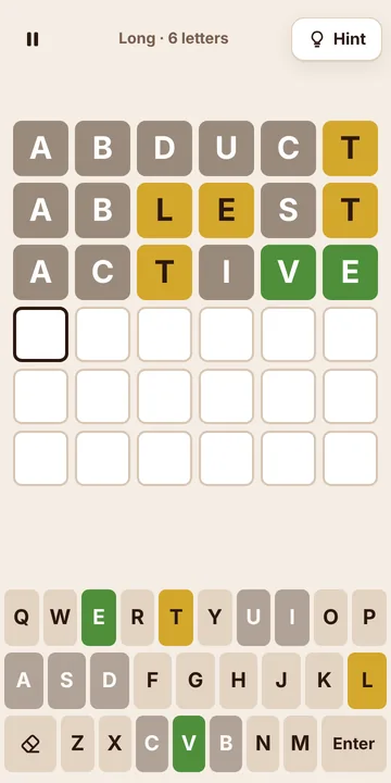 Five Letters screenshot