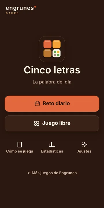 Captura de Cinco letras