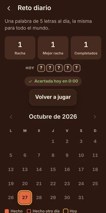 Captura de Cinco letras