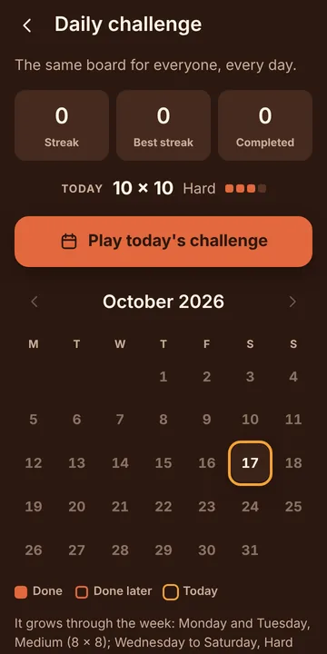 Kakuro screenshot