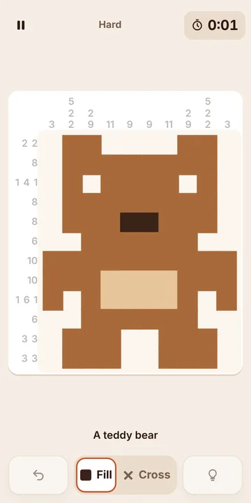 Nonograms screenshot
