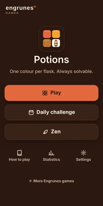 Potions screenshot