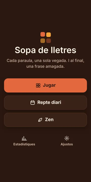 Captura de la Sopa de lletres