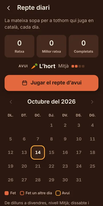 Captura de la Sopa de lletres