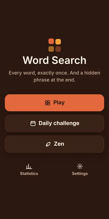 Word Search screenshot