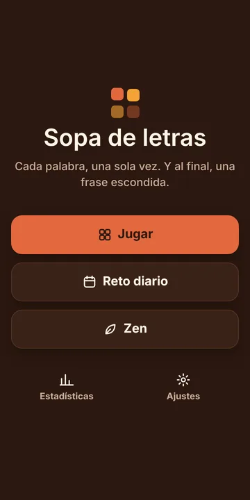 Captura de la Sopa de letras