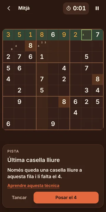 Captura del Sudoku